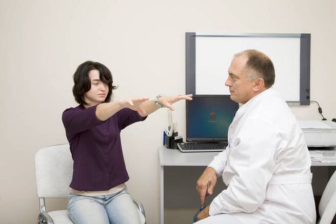 Diagnose van thoracale osteochondrose door een neuroloog